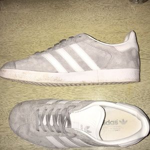 Gray adidas Gazelle (Size 7 Fits Like 7.5)